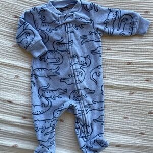 Carters’s newborn blue fleece footie pajamas. Never worn! 🩵